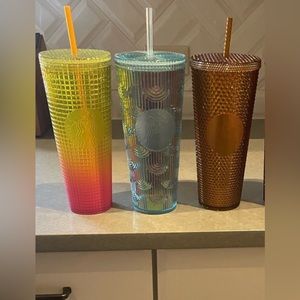 💚STARBUCKS💚 Bundle of 3 Starbucks Tumblers